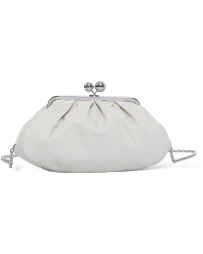 Weekend by Maxmara Pasticcino Medium Bag Clutch Bag - White