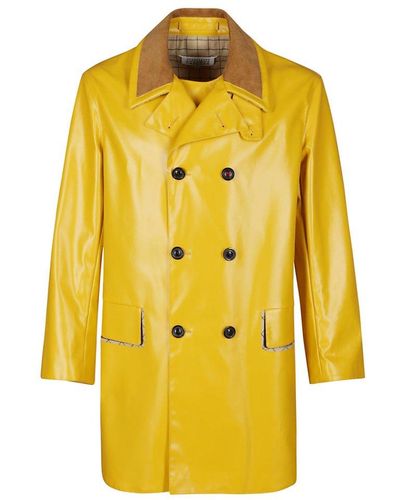Maison Margiela Yellow Cotton Raincoat