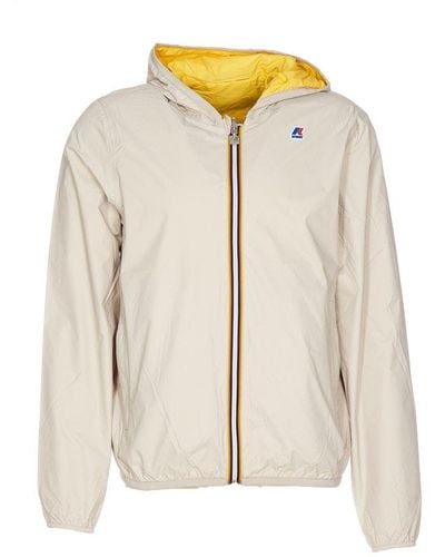 K-Way Reversible Zipped Jacket - White