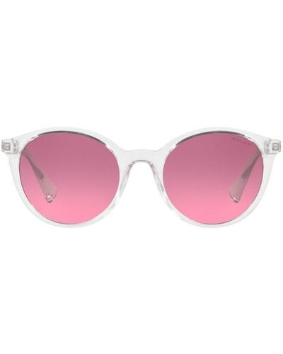 Ralph Lauren Round Frame Sunglasses - Pink
