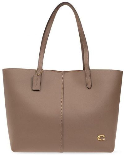 COACH Shopper Bag, - Brown