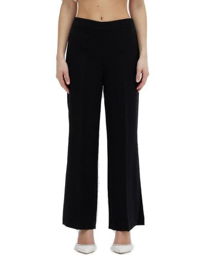 Boutique Moschino Side Slit High-waisted Pants - Black