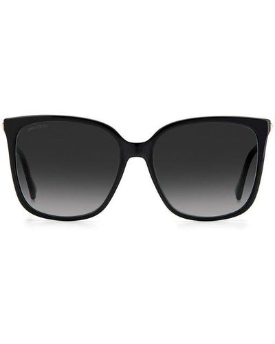 Jimmy Choo Scilla Square-frame Sunglasses - Black