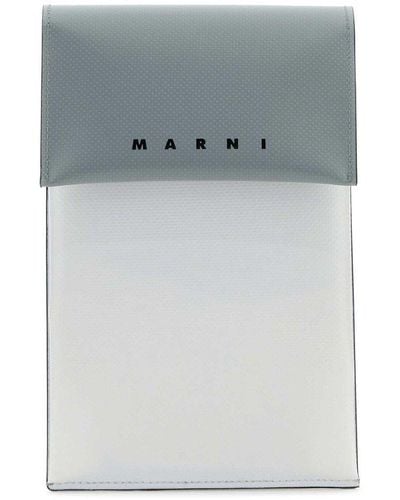 Marni Two-Tone Polyester Phone Case - Grey