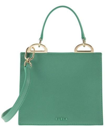 Furla Linea Futura Top Handle Bag - Green