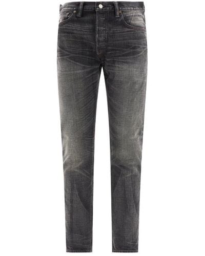 RRL Slim Narrow Jeans - Gray