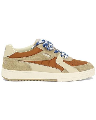 Palm Angels Univeristy Basket Sneakers - Natural