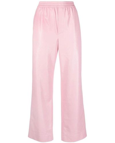 Nanushka Faux-leather Drawstring Pants - Pink