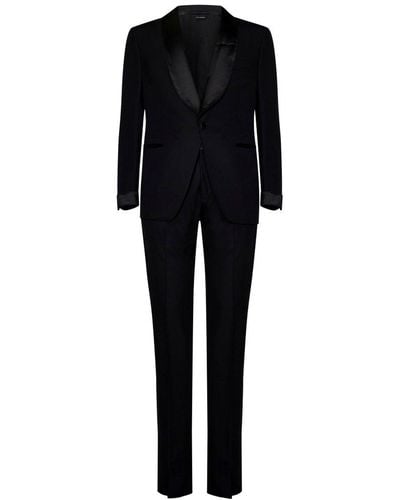 Tom Ford Single-breasted Suit - Black