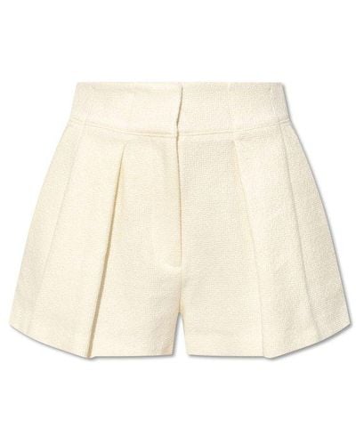 Emporio Armani Cotton Shorts, - Natural