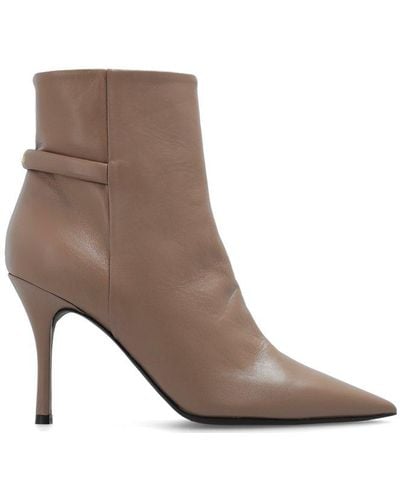 Furla Core Pointed-toe Ankle Boots - Brown