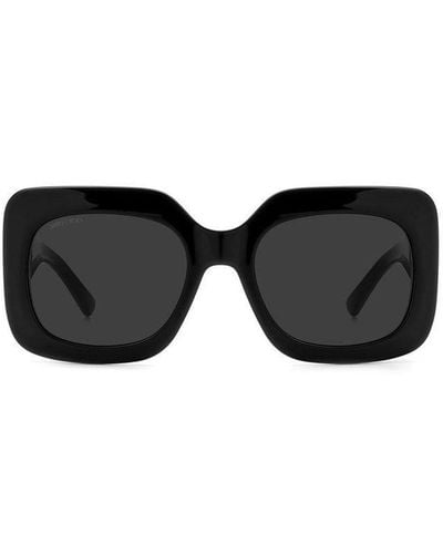 Jimmy Choo Square-frame Sunglasses - Black