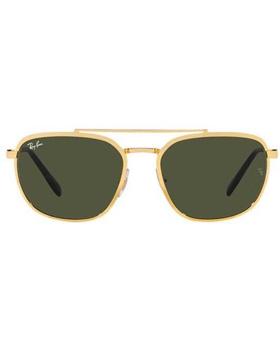 Ray-Ban Chromance Square Frame Sunglasses - Green