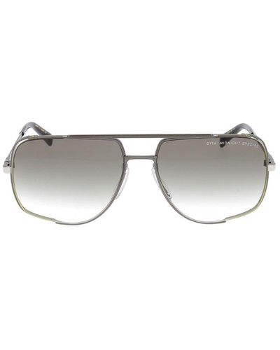 Dita Eyewear Geometric Frame Sunglasses - Black