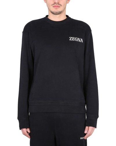 Zegna Carbon Sweatshirt - Black