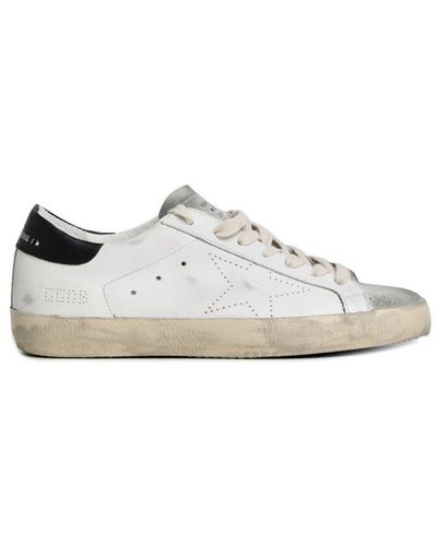Golden Goose Superstar Leather & Suede Sneaker - White