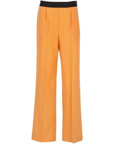 MSGM Wool Trousers - Orange