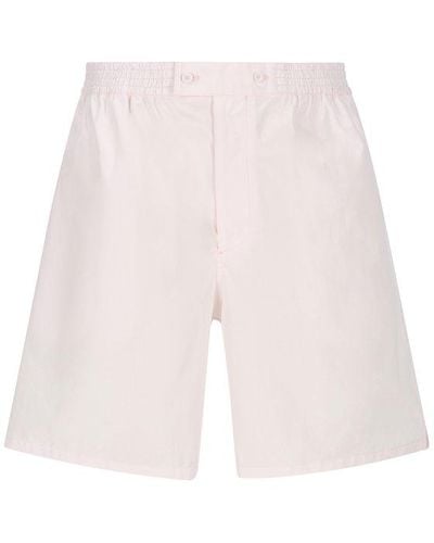 Prada Elasticated Waistband Shorts - White