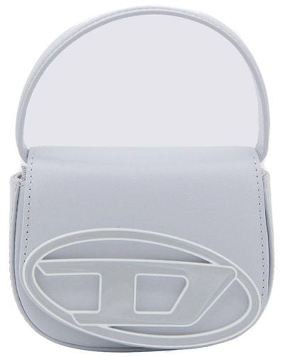 DIESEL Mini 1dr Xs Foldover Top Handbag - Grey