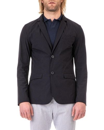 Herno Single-breasted Tailored Jacket - Black