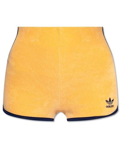 adidas Originals Shorts With Logo, - Yellow