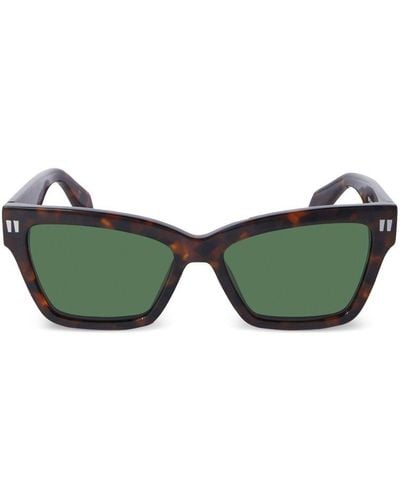 Off-White c/o Virgil Abloh Cat-eye Frame Sunglasses - Green