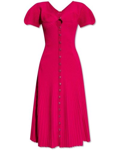 Cult Gaia ‘Halsey’ Ribbed Dress - Pink