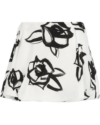 MSGM Pattern-printed Mini Skirt - Black