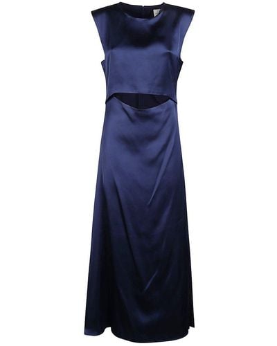 Loulou Studio Copan Cut Put Sleeveless Dress - Blue