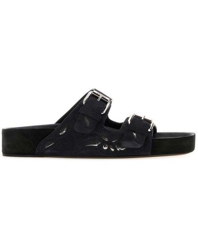 Isabel Marant Cut-out Slip-on Sandals - Black