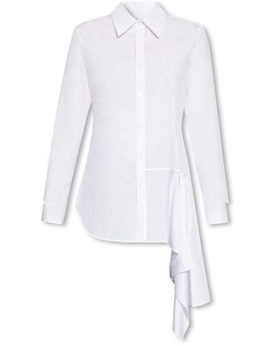 Yohji Yamamoto Ruffled Shirt - White