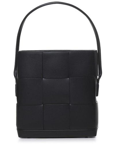 Bottega Veneta Maxi Intrecciato Tote Bag - Black