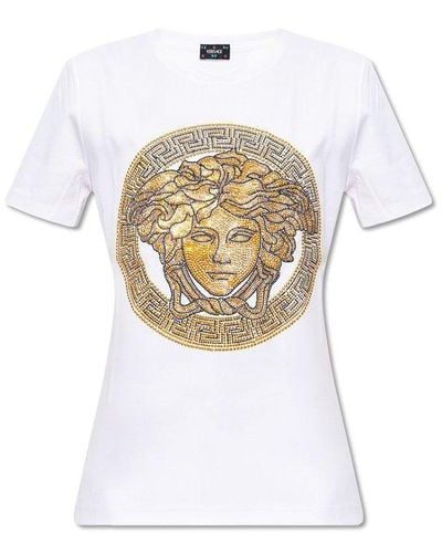 Versace ‘La Vacanza’ Collection T-Shirt - White