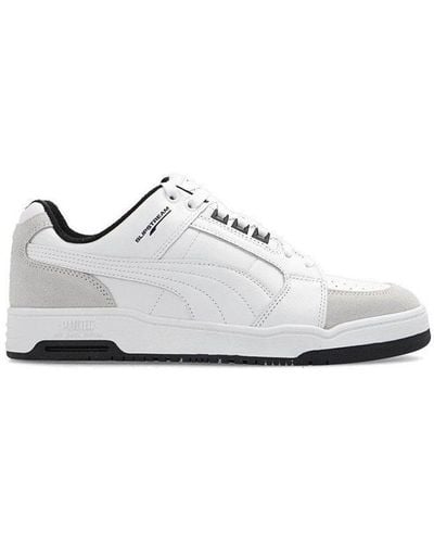 PUMA Slipstream Lo Retro Lace-up Sneakers - White