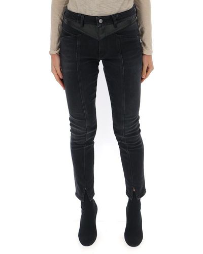 Givenchy Split Detail Jeans - Black