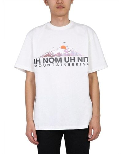 ih nom uh nit Logo Print T-shirt - White