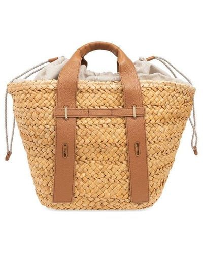 Furla `giove` Shopper Bag, - Natural