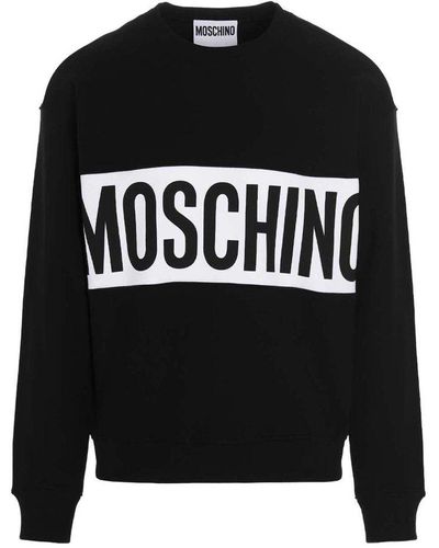 Moschino Logo Band Sweatshirt - Black