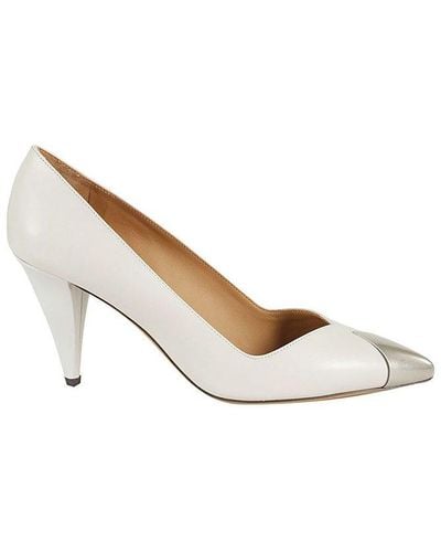 Isabel Marant Pointed Toe Slip-on Court Shoes - White