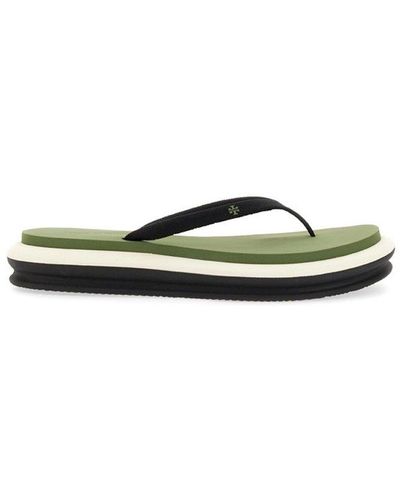 Tory Burch Slip-on Thong Sandals - Green