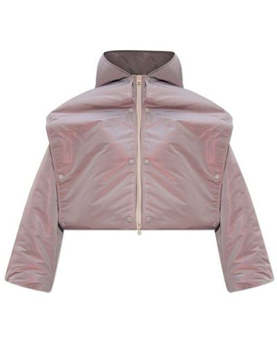 Y. Project Logo Printed Hooded Jacket - Pink