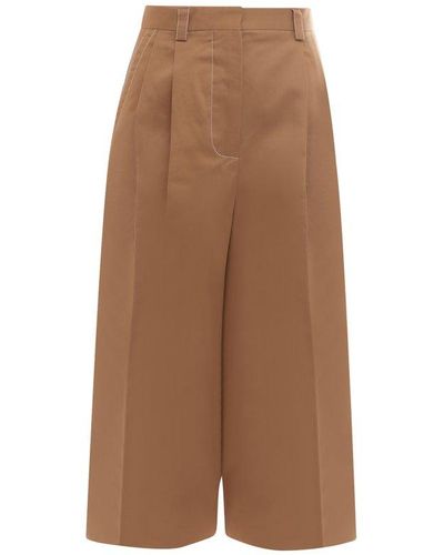 Marni Wide Leg Culottes - Brown