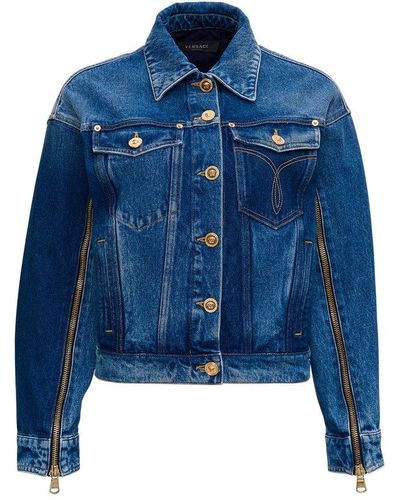Versace Jean and denim jackets for Women | Online Sale up to 55% off | Lyst