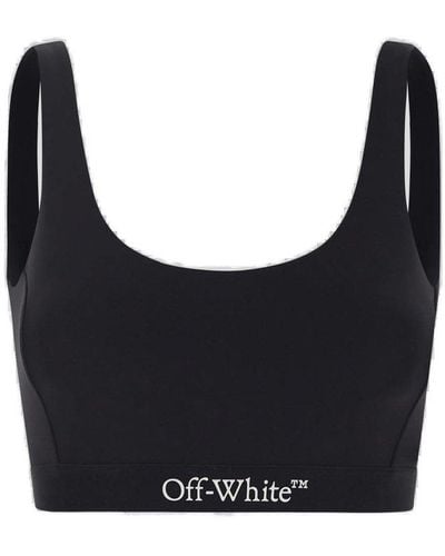 Off-White c/o Virgil Abloh Logoband Bra - Black