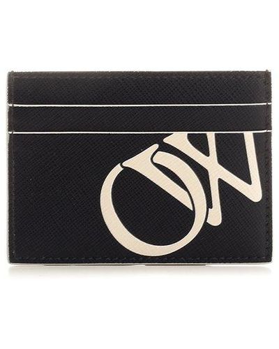 Off-White c/o Virgil Abloh Logo Printed Cardholder - Black