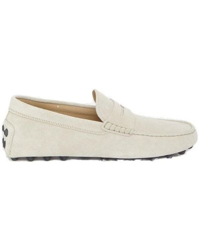 Tod's Gommino Bubble Loafers - White