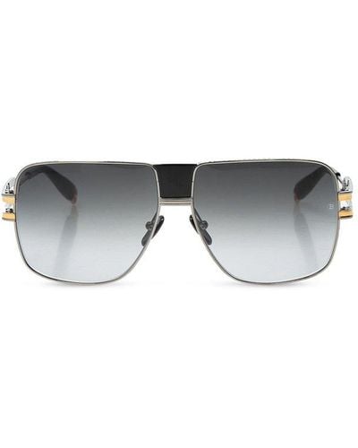 BALMAIN EYEWEAR Square-frame Sunglasses - Grey