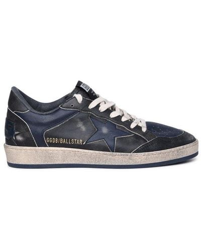 Golden Goose Ball Star Lace-up Trainers - Blue