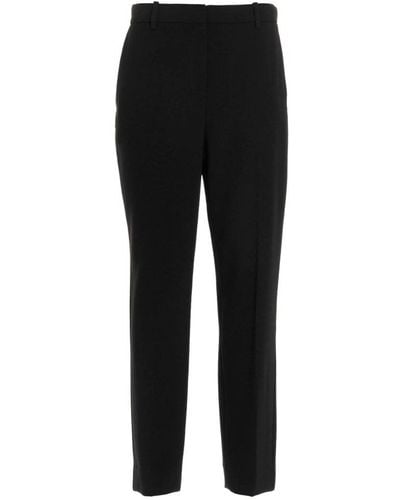 Theory Treeca Cropped Tailored Trousers - Black