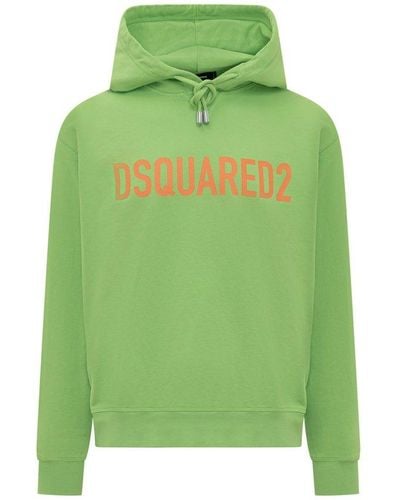 DSquared² Hoodie With Logo - Green